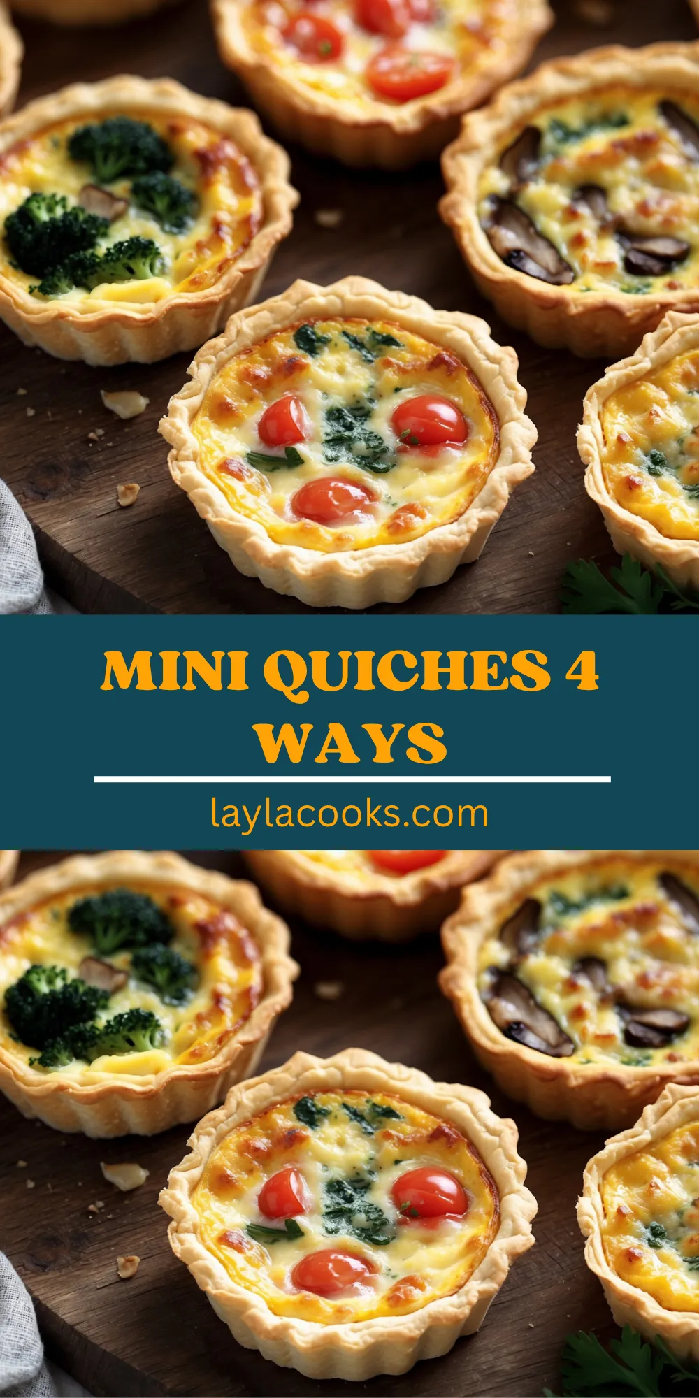 Mini Quiches 4 Ways