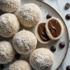 Mint Chocolate Chip Snowball Cookies