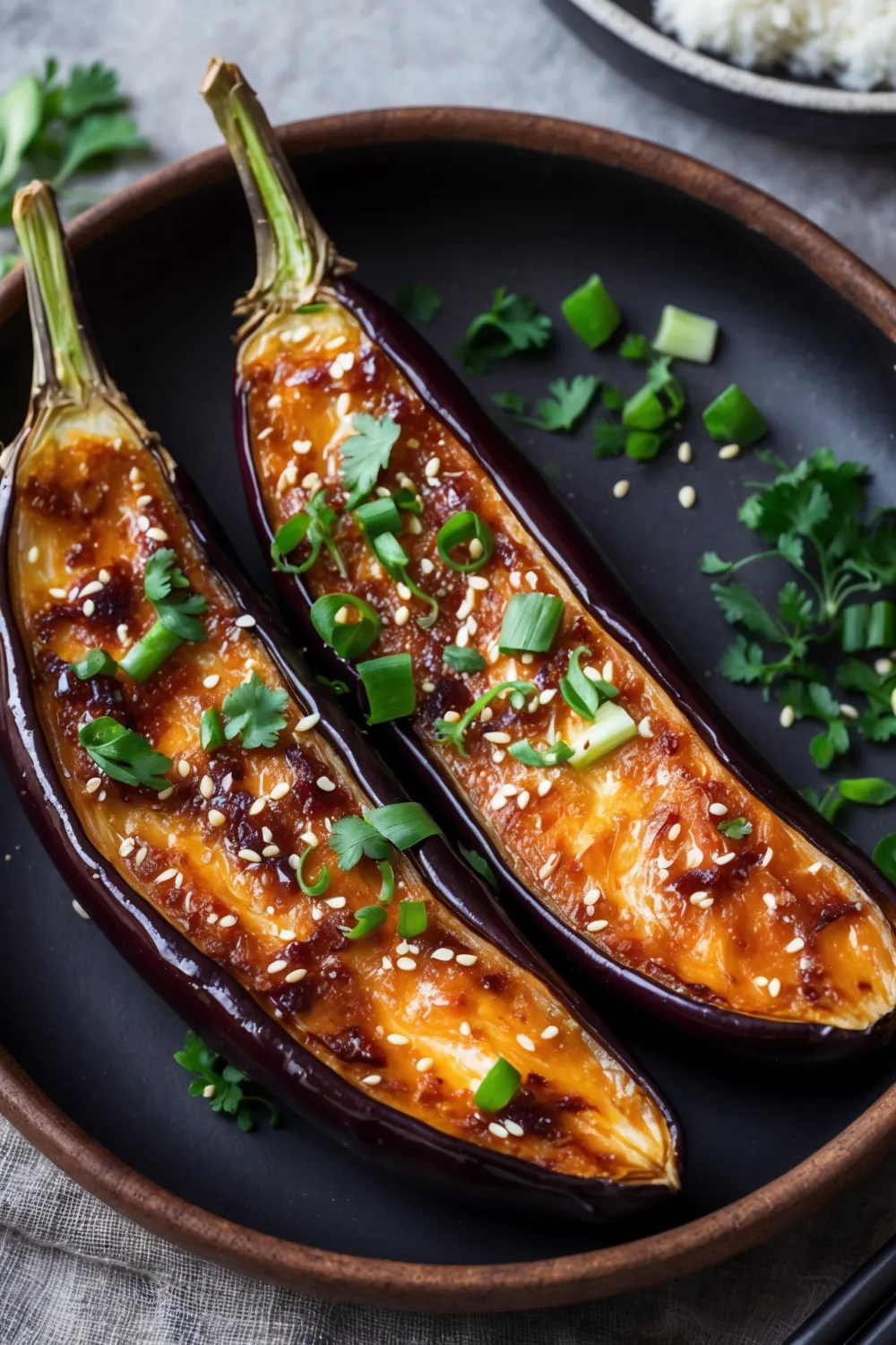 Miso-Glazed Eggplant