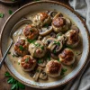 Mushroom Chicken Meatballs