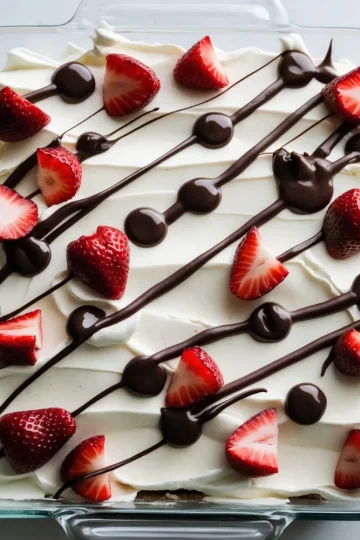 Neapolitan Poke Cake
