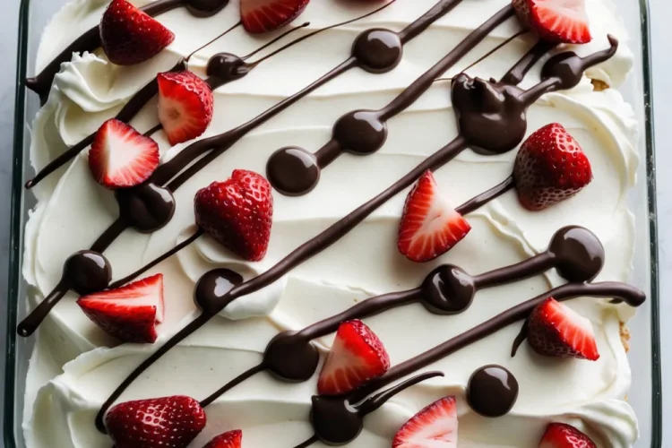 Neapolitan Poke Cake