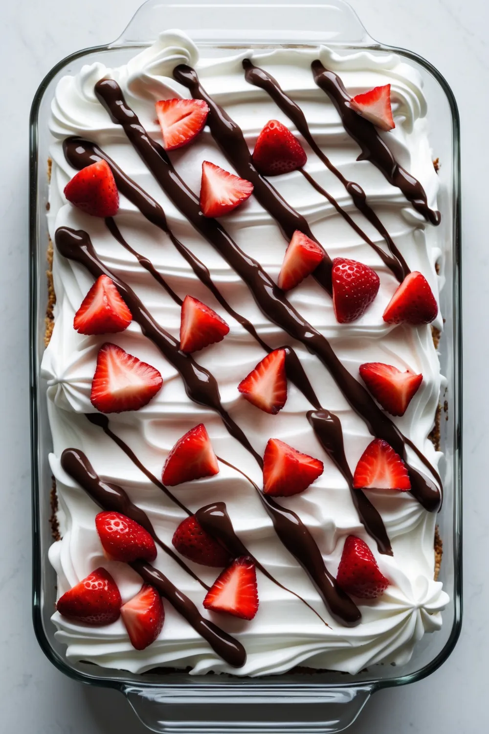 Neapolitan Poke Cake