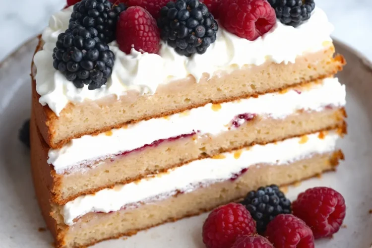 Nectarine Layer Cake