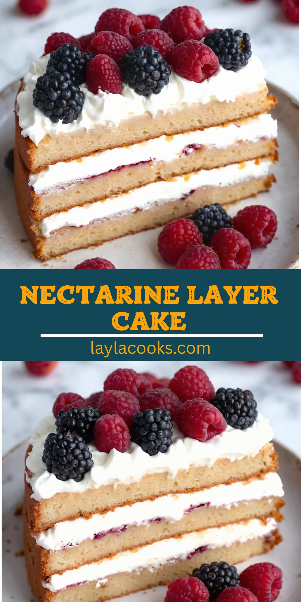 Nectarine Layer Cake