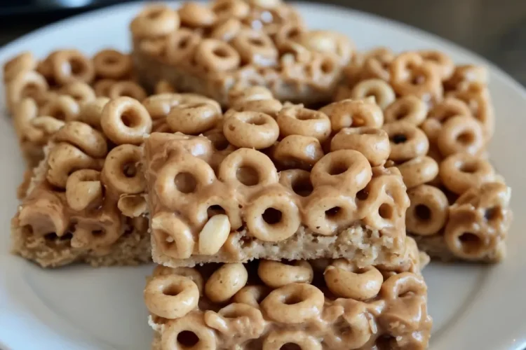 No-Bake Cheerio and Peanut Butter Bars