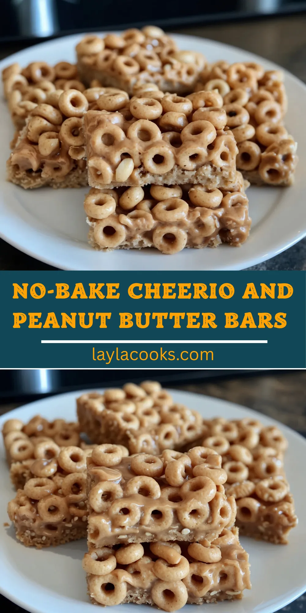No-Bake Cheerio and Peanut Butter Bars 