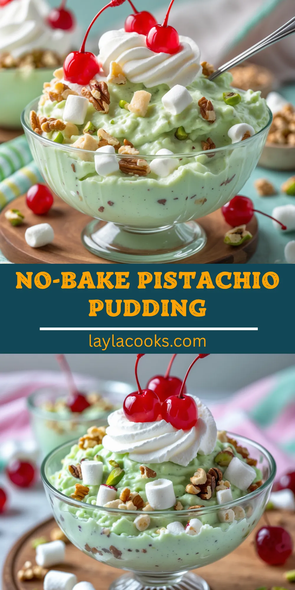 No-Bake Pistachio Pudding