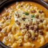 One-Pot Macaroni Cheeseburger Soup