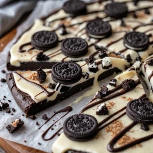 Oreo Fudge Brownie Pizza