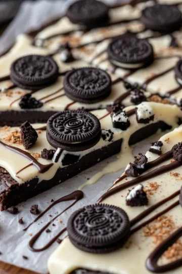 Oreo Fudge Brownie Pizza