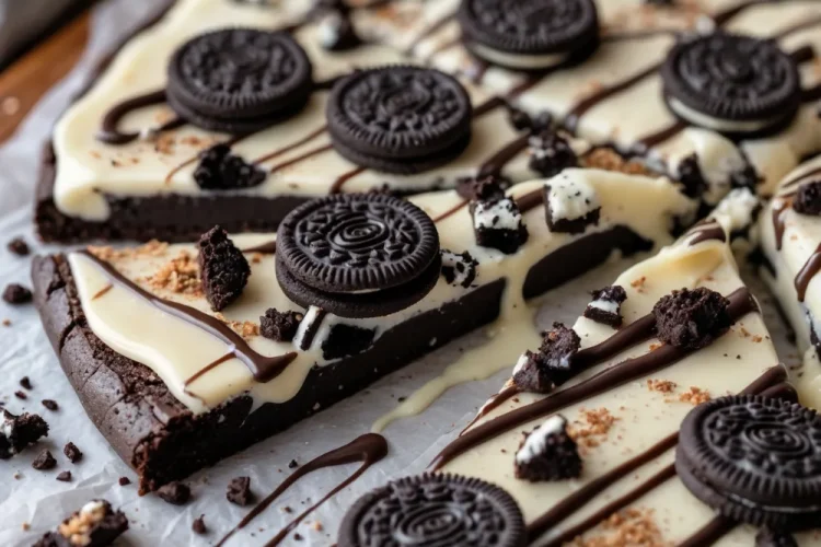 Oreo Fudge Brownie Pizza