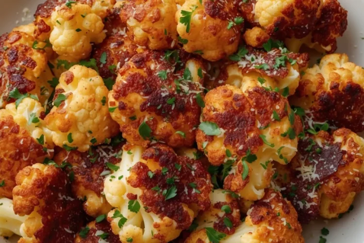 Parmesan Cauliflower Bites