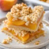 Peach Crumble Bars