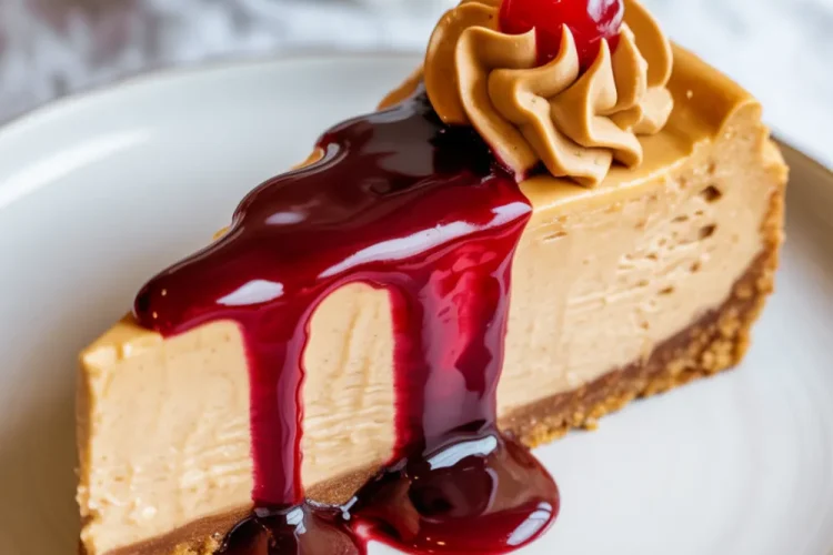 Peanut Butter and Jelly Cheesecake