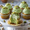 Pistachio Cupcakes with Vanilla Buttercream Frosting