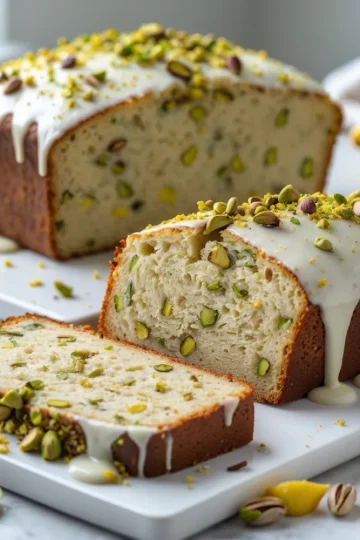 Pistachio Lemon Breakfast Bread