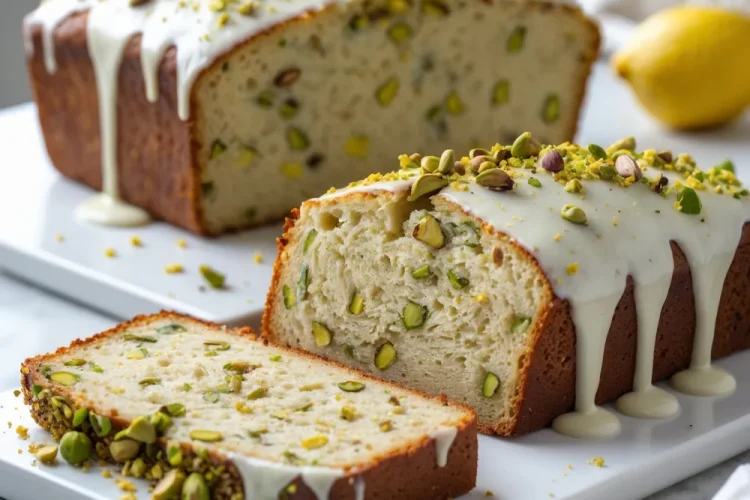 Pistachio Lemon Breakfast Bread