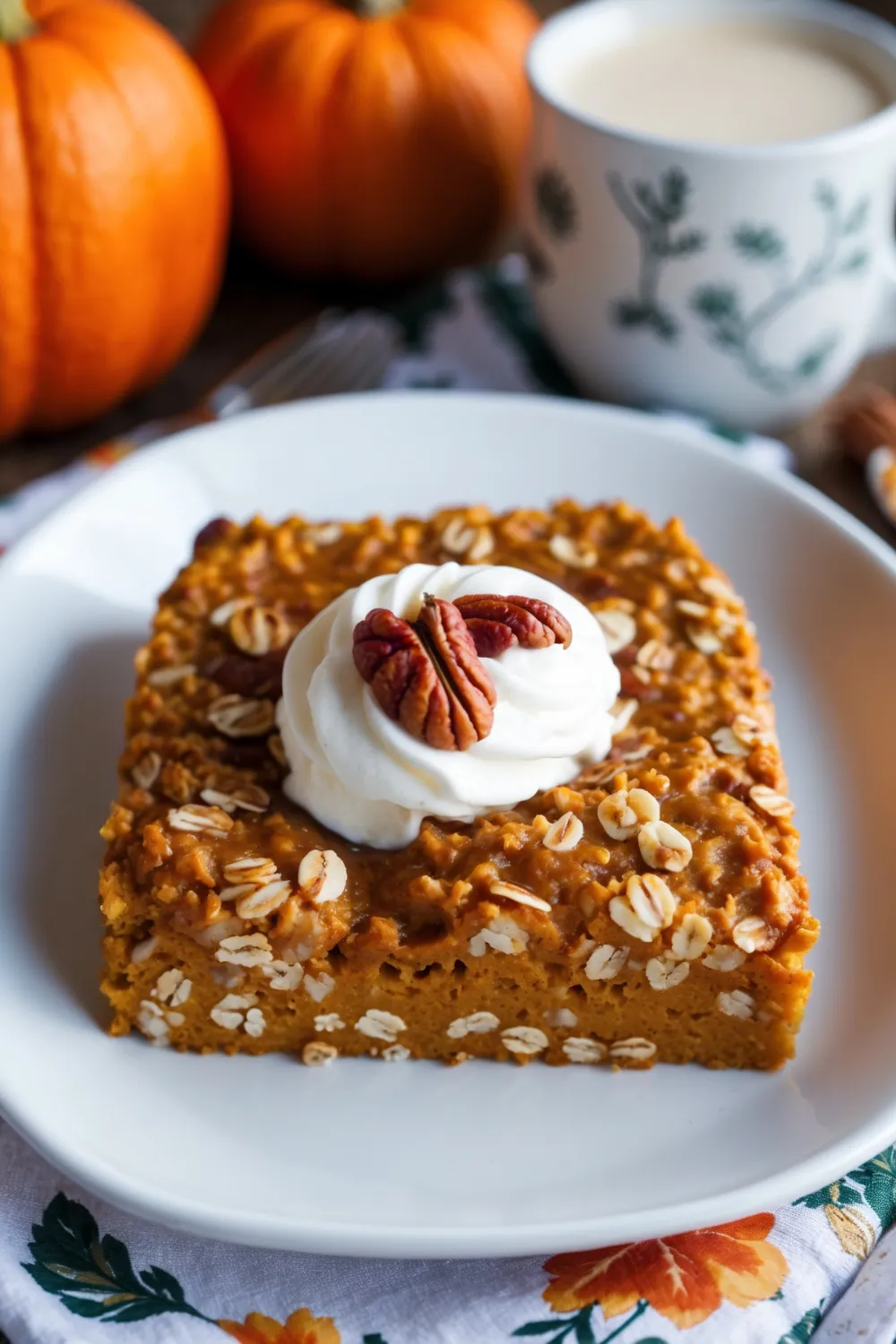 Pumpkin Baked Oatmeal