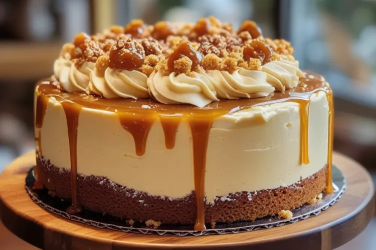 Pumpkin Cake with Caramel Cream Cheese Frosting