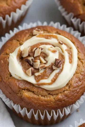 Pumpkin Cream Cheese Muffins