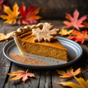 Pumpkin Pie from Scratch with Flaky Crust