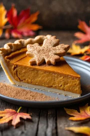 Pumpkin Pie from Scratch with Flaky Crust