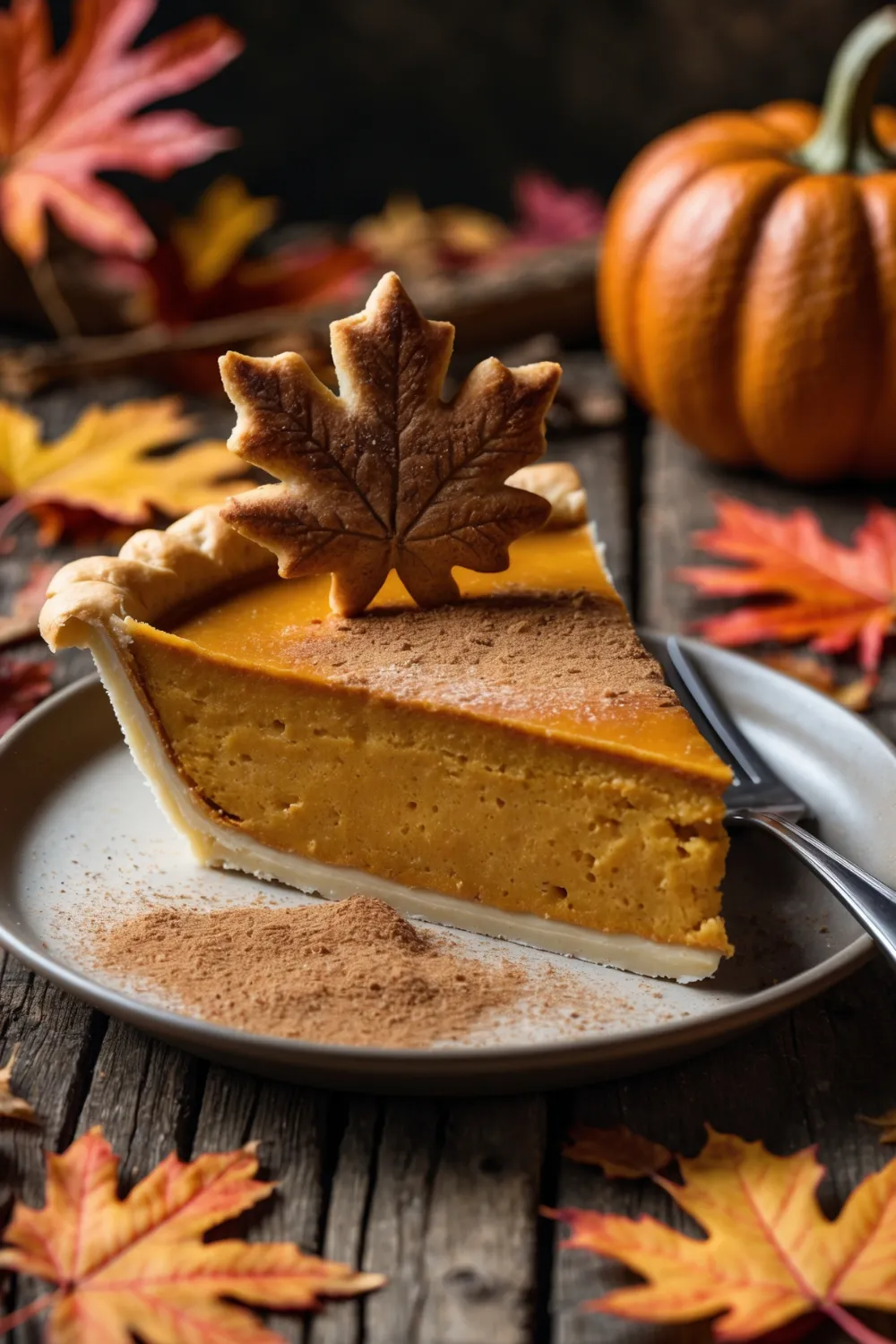 Pumpkin Pie from Scratch with Flaky Crust 