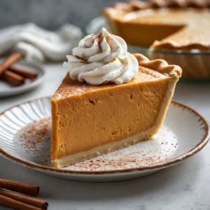 Pumpkin Pie with Sweetened Condensed Milk