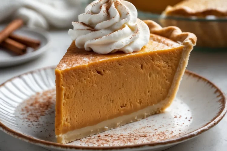 Pumpkin Pie with Sweetened Condensed Milk