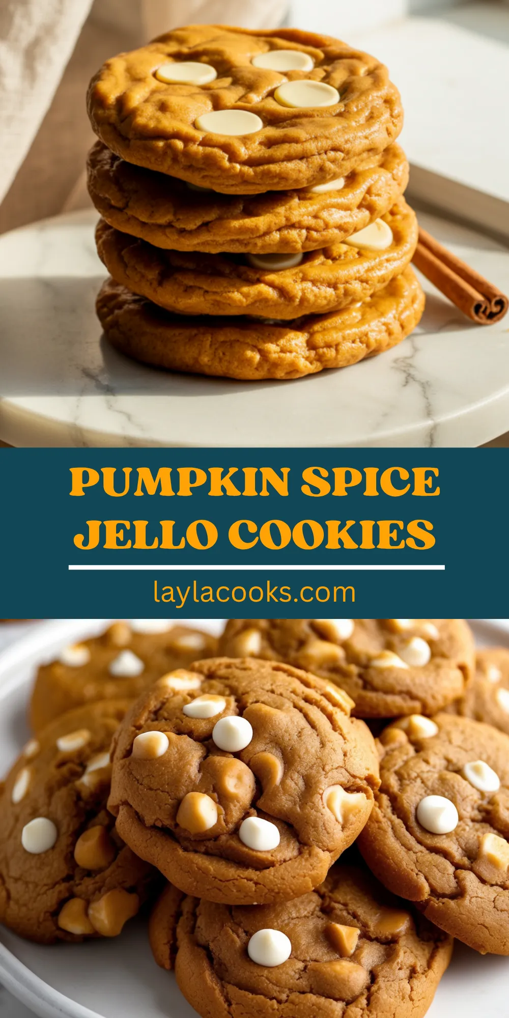 Pumpkin Spice Jello Cookies