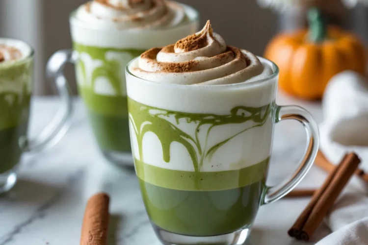 Pumpkin Spice Matcha Latte