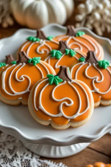 Pumpkin Sugar Cookies