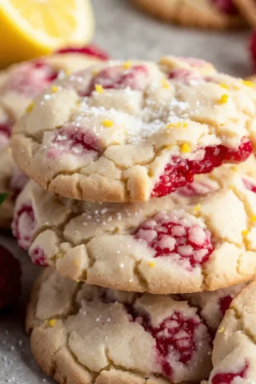 Raspberry Lemonade Cookies
