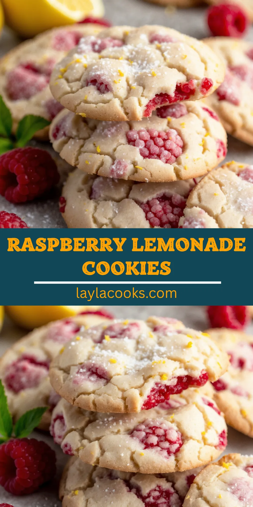 Raspberry Lemonade Cookies
