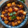 Roasted Butternut Squash with Cranberries and Pecans