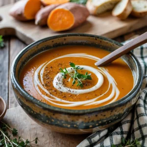 Roasted Sweet Potato Soup