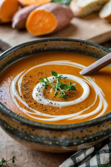 Roasted Sweet Potato Soup