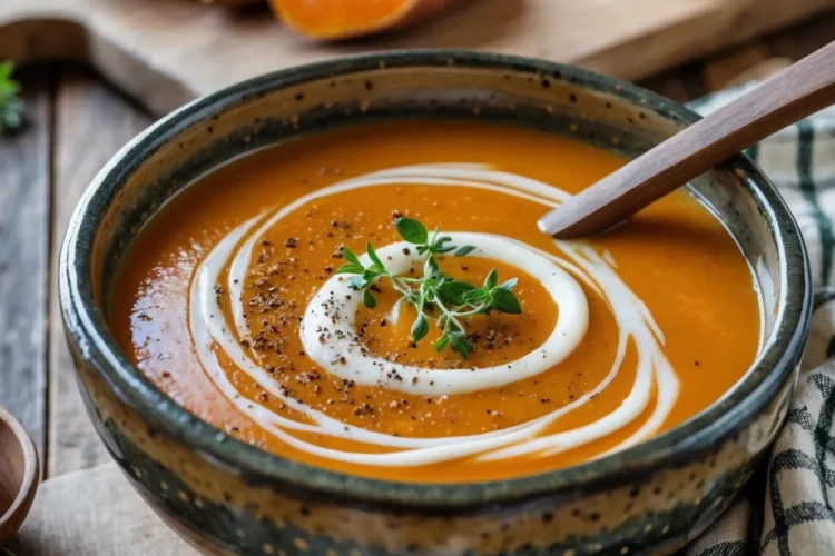 Roasted Sweet Potato Soup
