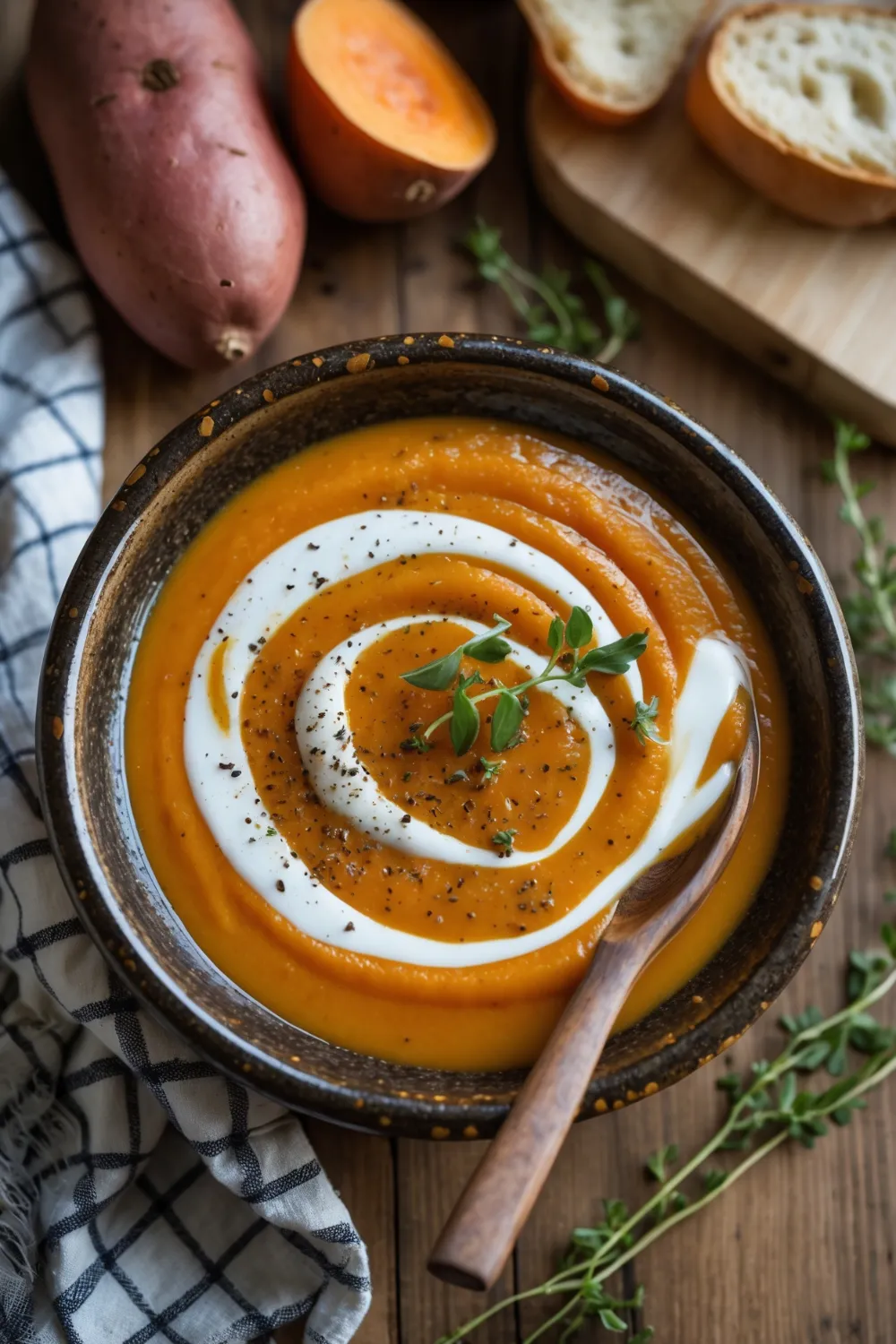 Roasted Sweet Potato Soup