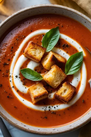 Roasted Tomato Soup Recipe
