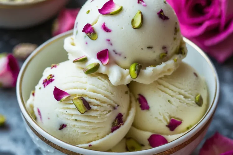 Rose Pistachio Ice Cream