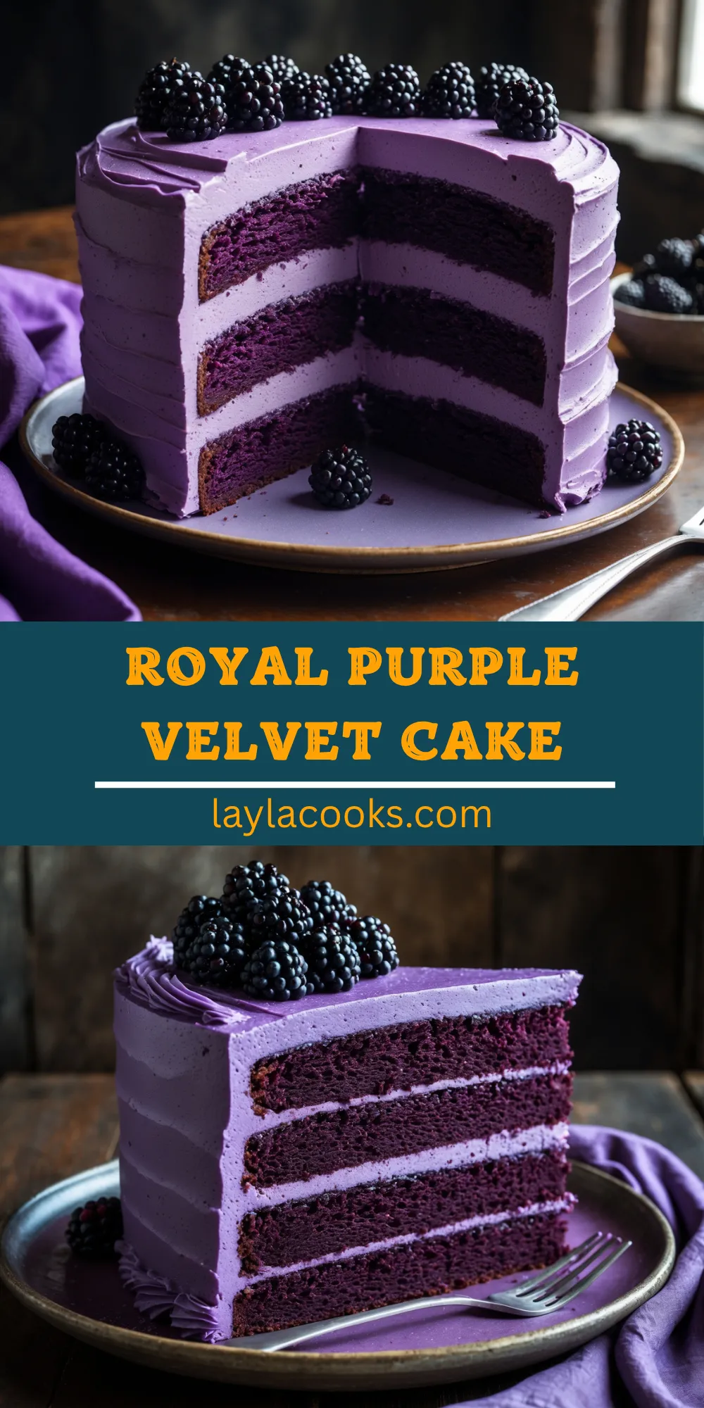 Royal Purple Velvet Cake