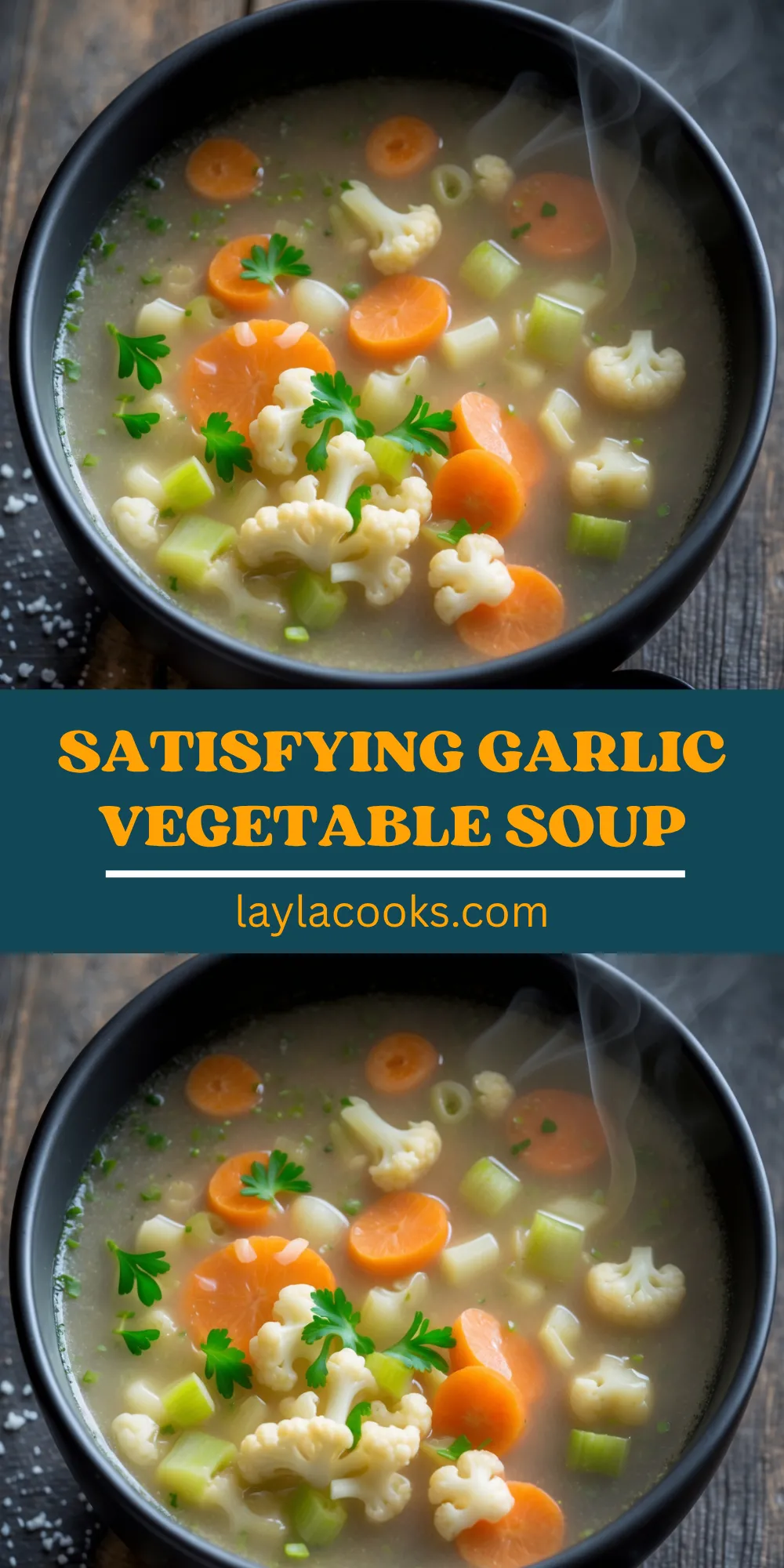 Satisfying Garlic Vegetable Soup