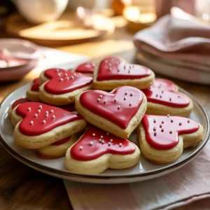Slice and Bake Heart Cookies