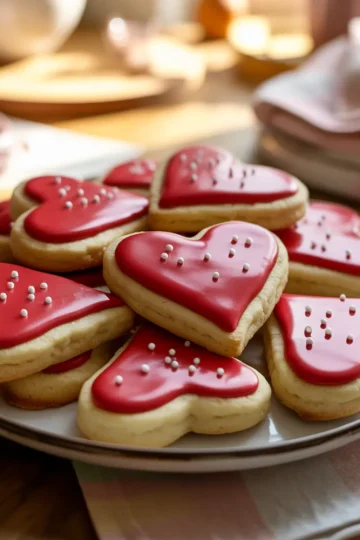 Slice and Bake Heart Cookies