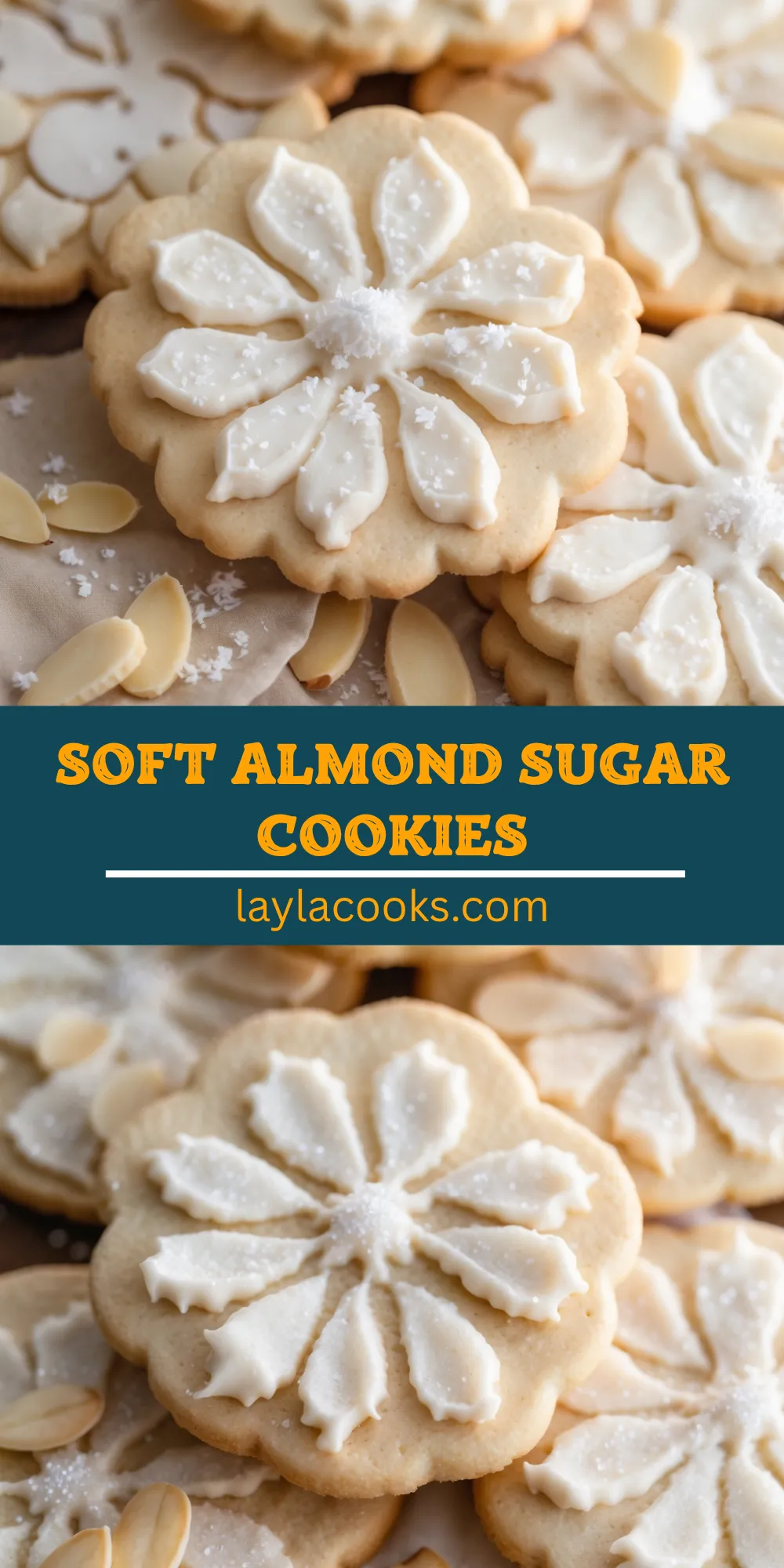 Soft Almond Sugar Cookies