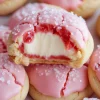 Soft Strawberry Cheesecake Cookies