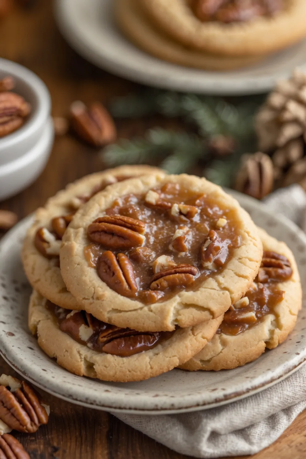 Soft and Easy Pecan Pie Cookies 