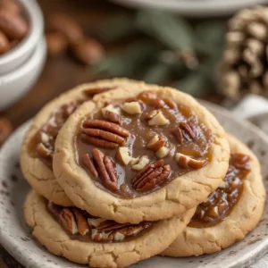 Soft and Easy Pecan Pie Cookies